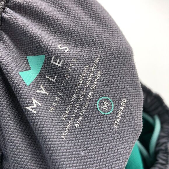 Myles Make Moves Medium (Fit 28-30In) Athleisure Training Elastic Waist Shorts - Picture 11 of 12